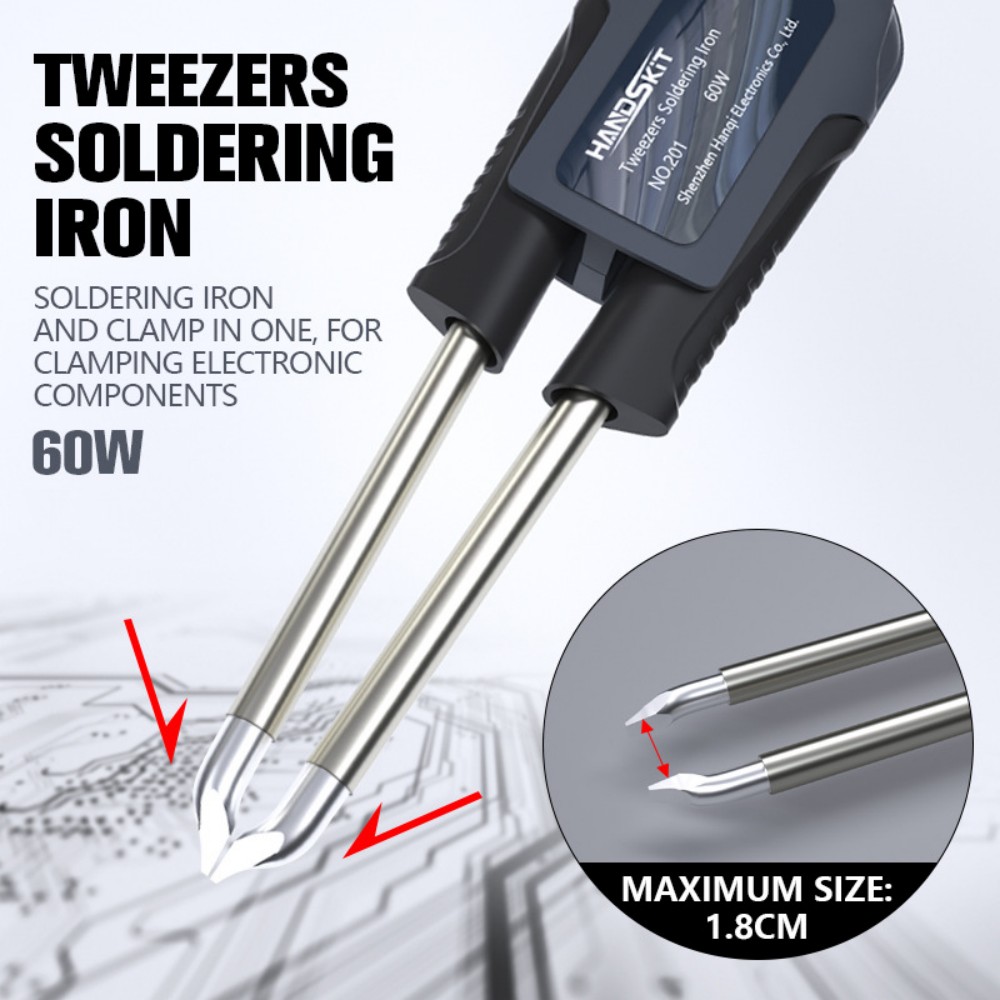 Electronics Repair Tools - T12 Soldering Tweezer Handle – Dual-Channel
