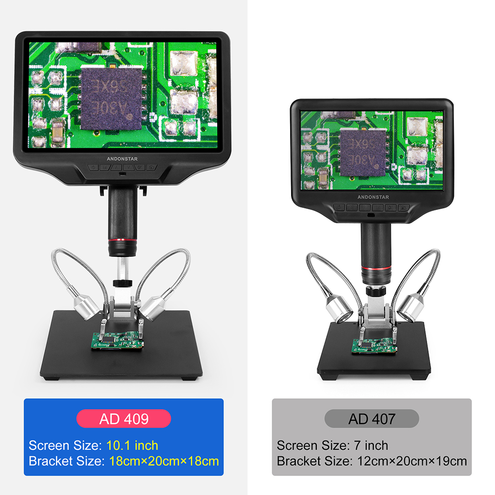 Andonstar AD409 HDMI Digital M - đánh giá và giá Electronics Repair Microscope