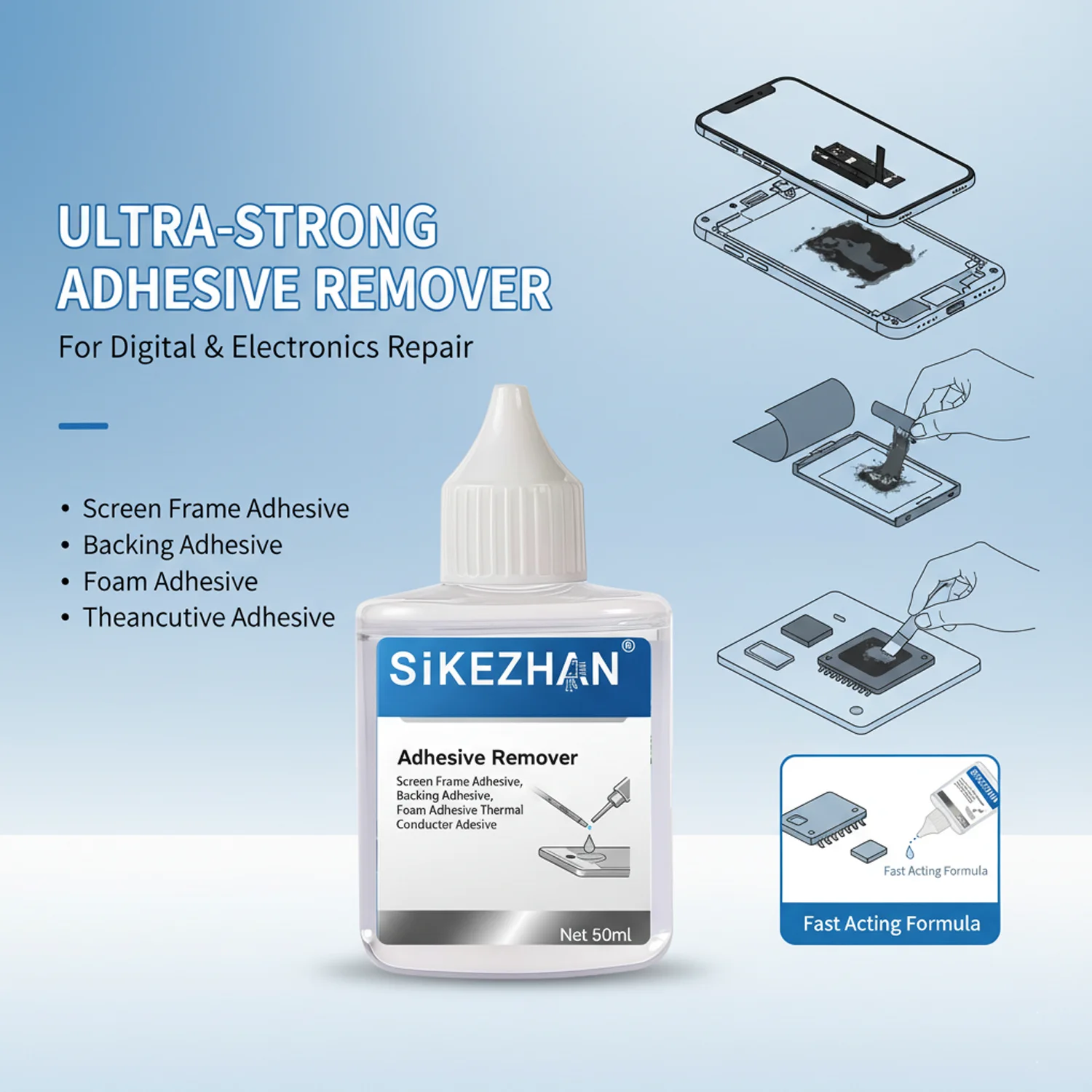 Universal Glue Cleaning Liquid - đánh giá và giá Electronics Repair Tools